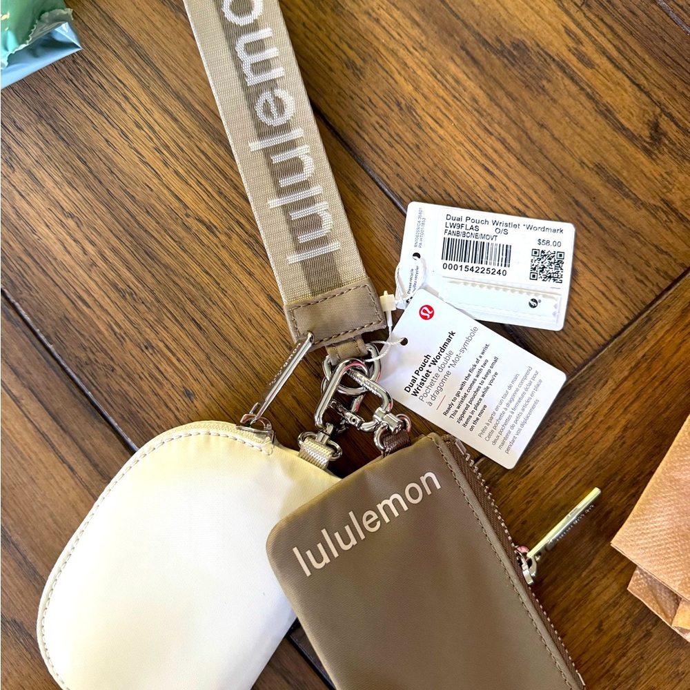 Lululemon keychain with coin purses. Brand new with tags!!!